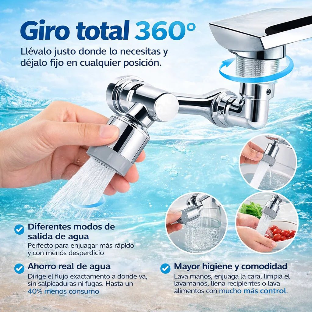 Grifo Giratorio | Llega a cada rincón sin esfuerzo