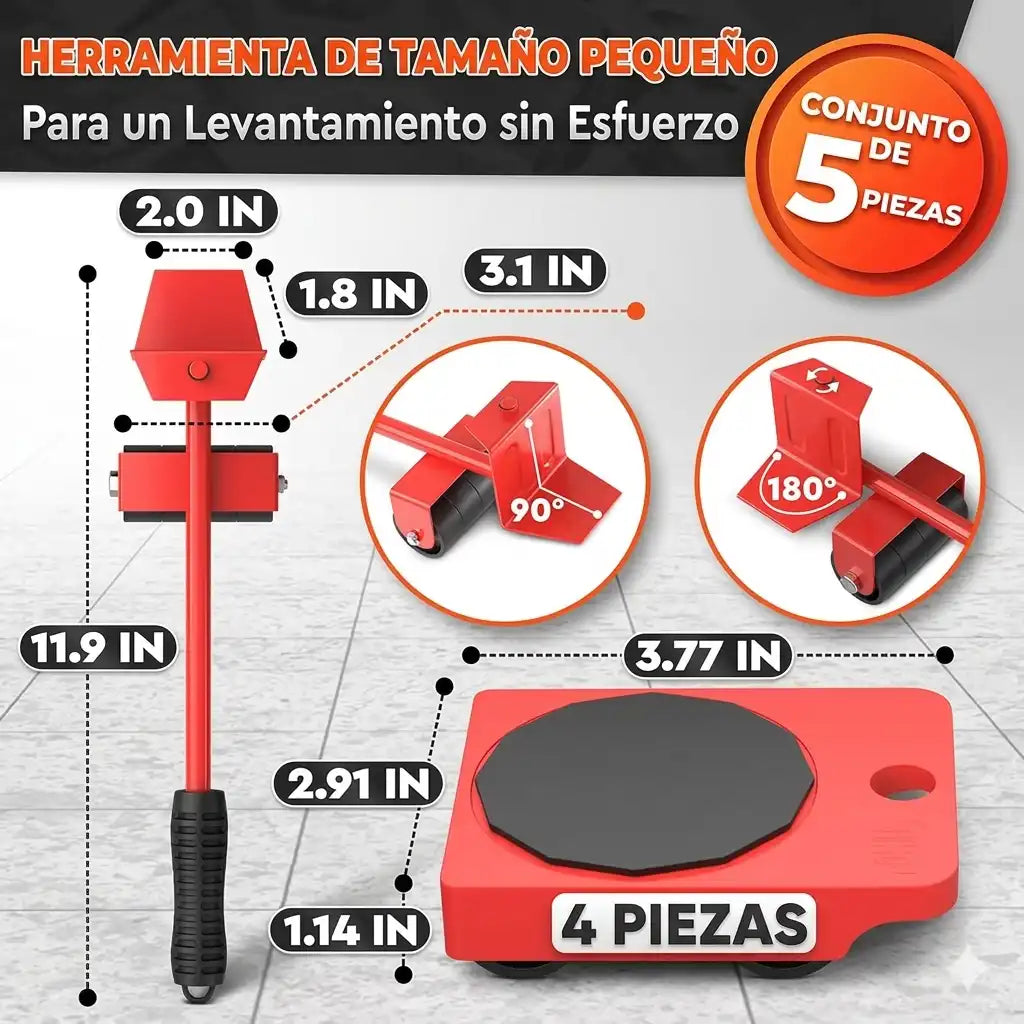 MoveMaster Pro | Mueve cualquier mueble tú solo