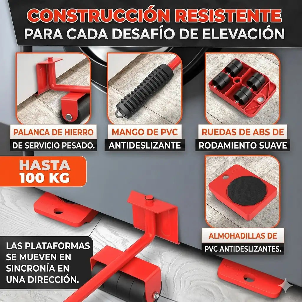 MoveMaster Pro | Mueve cualquier mueble tú solo