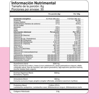 AMI Glow Greens | Piel, digestión y energía en una cucharada